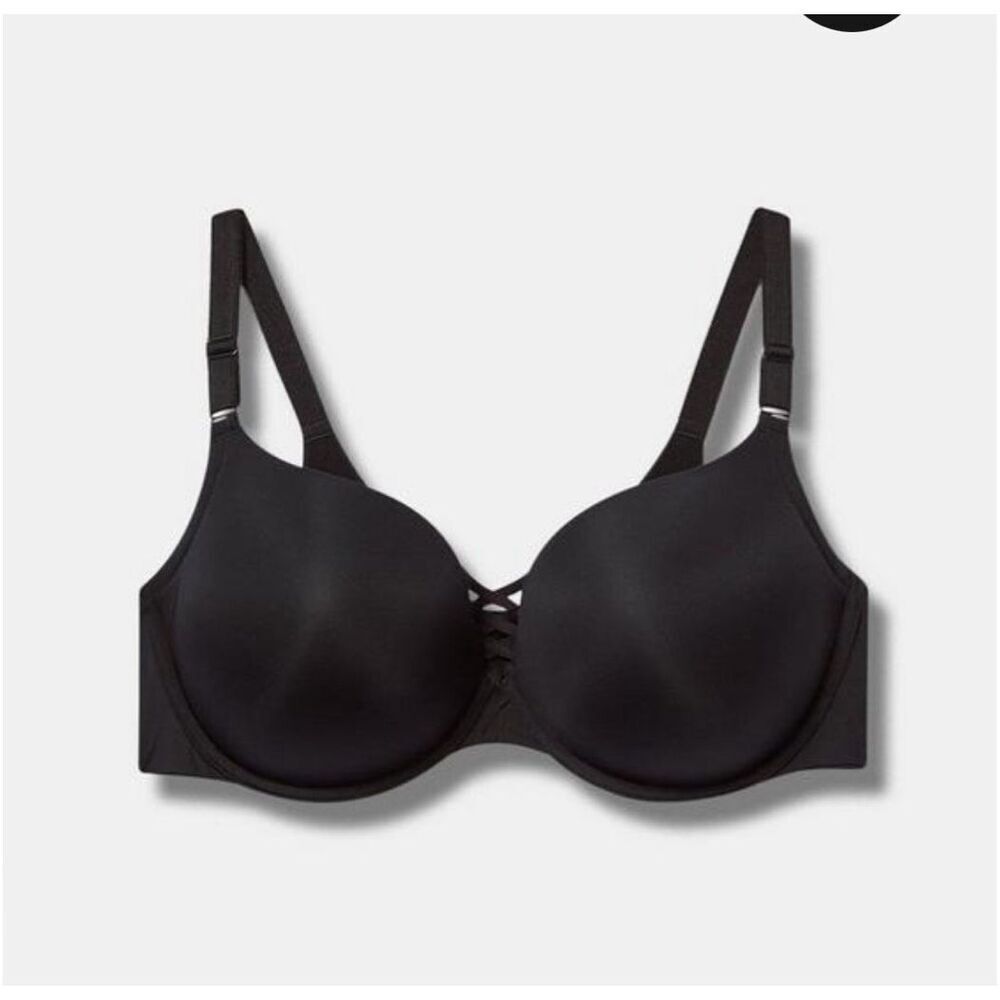 Torrid XO Plunge Push-Up Bra size 44DD in blue NWT